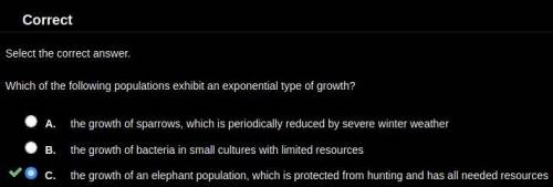 Which of the following populations exhibit an exponential type of growth?