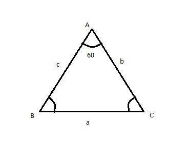Suppose a triangle has two sides of length 2 and 3 and that the angle between these two sides is 60°