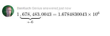 What is the scientific notation of 1,678,483.0043