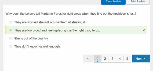 Why dont loisels tell madame forestier riht away when they find out the necklace is lost a they are