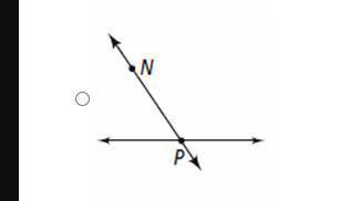 which diagram below shows the first step in parallel line construction on a point outside a line?