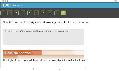 What is a trough?  is it the highest part on a transfer wave, the lowest part on a transverse wave,