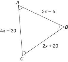 What is the value of x? enter your answer in the box. x = !