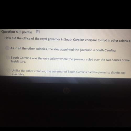 The last option for this this question is: d. one rule of the governor in all the colonies was to o