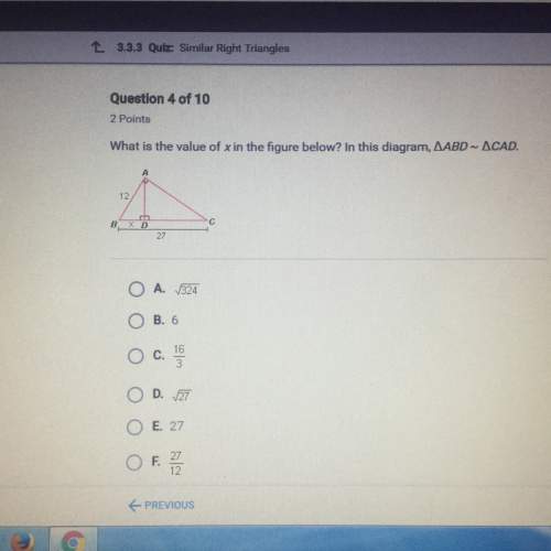 What is the value of x in the figure below in this diagram abd cad.