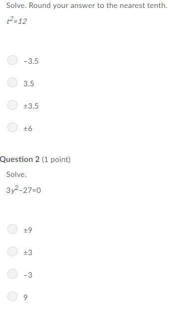 Answer these two math questions for me and you'll get points.