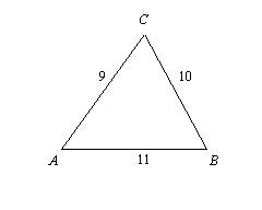 Name the smallest angle of δabc.two angles are the same size and smaller than the third. ∠b∠c∠a