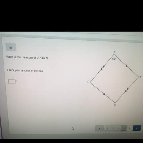 What is the measure of angle abc? enter your answer in the box