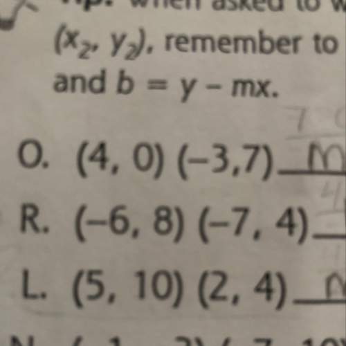 What is the slope and y-intercept of problem r and l?