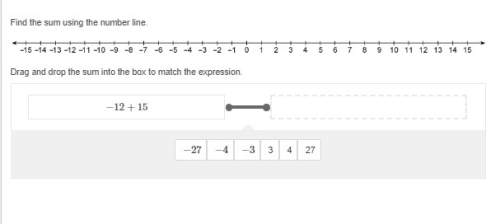 Find the sum using the number line.