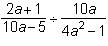 What expression is equivalent to the equation below?