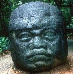 The picture above is of a statue created by the olmec civilization, an ancient civilization that was