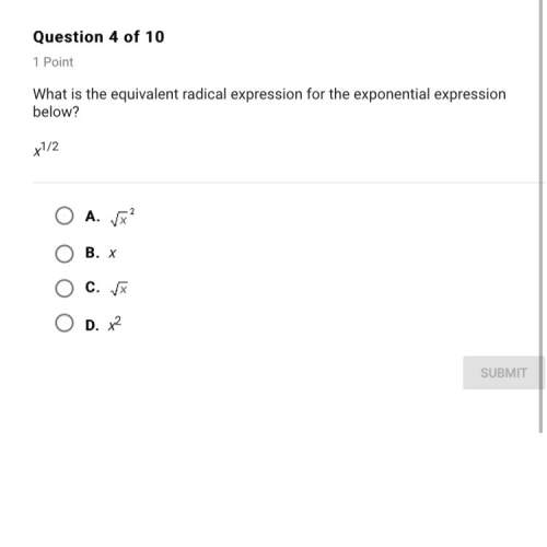 Radical expression for the exponential expression above
