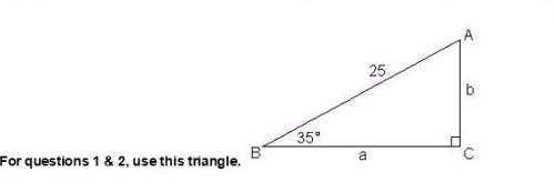 May someone ? i'll give out a lot of points. 1. find the length of side b to two decimal places. 2