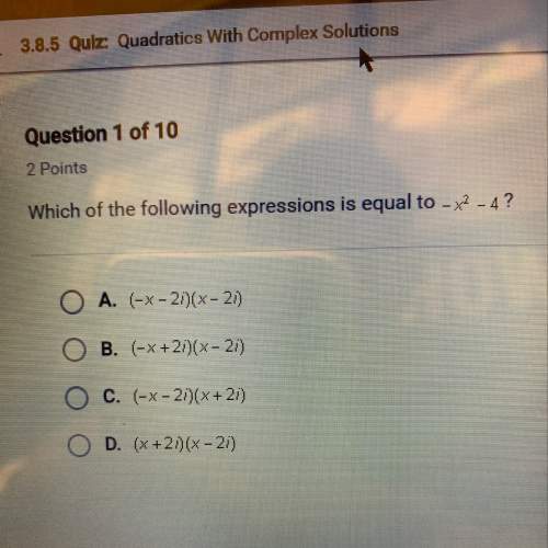 Which of the following expressions is equal to -x2 -4