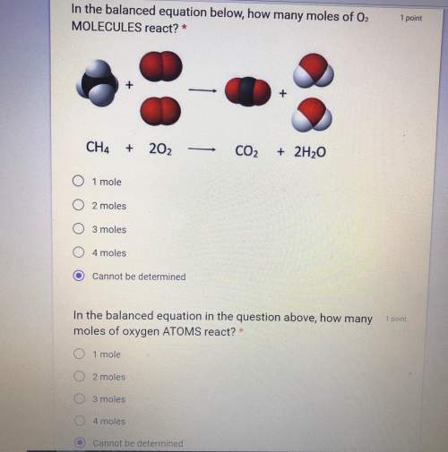 In the balanced equation (picture included) how many moles of o2 molecules and o2 atoms react?