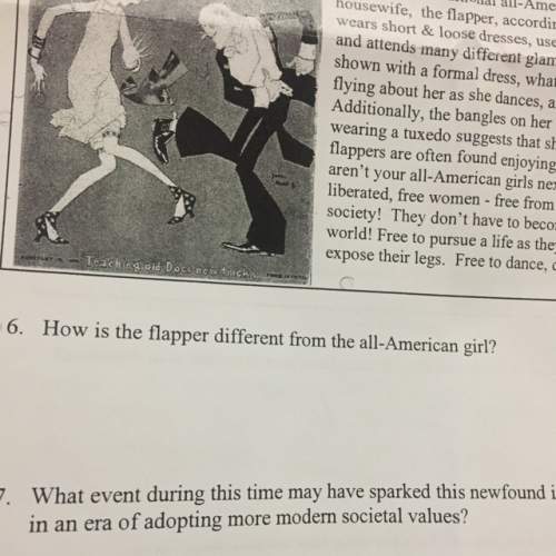 How is the flapper different from the all-american girl?