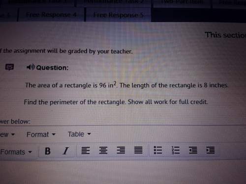 The area of a rectangle is[tex] {96}^{2} [/tex]inthe length of the rectangle is 8 inches. find the p