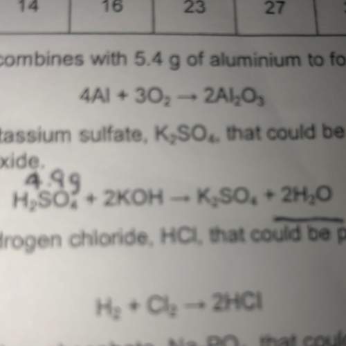 Calculate the maximum mass of potassium sulfate k2so4, that could be formed 4.9 g of sulfuric acid r
