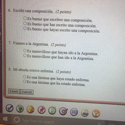 With 6-8(these are spanish questions)