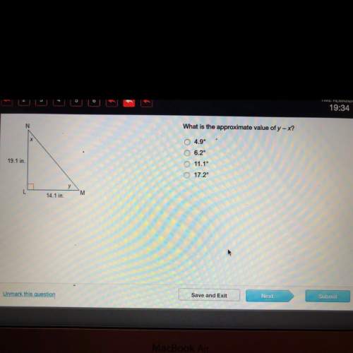 What is the approximate value of y - x