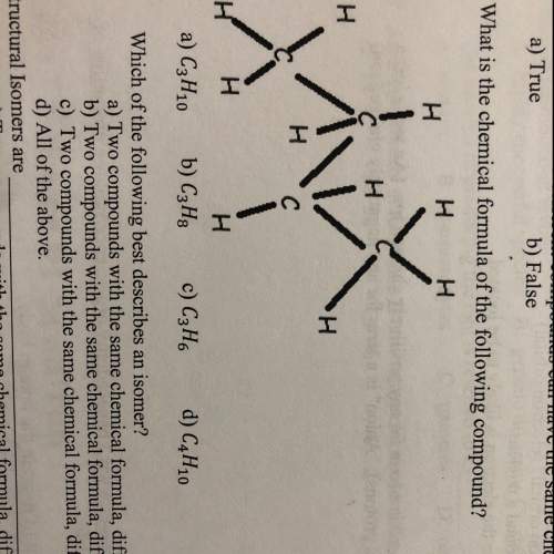What is the chemical formula of the following compound