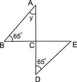 Someone me i don't understand : (what is the measure of angle ced? y over 2, because triangle abc