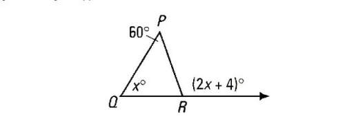 1. what is the value of x? show your work to justify your answer. (2 points) 2. what is the value o