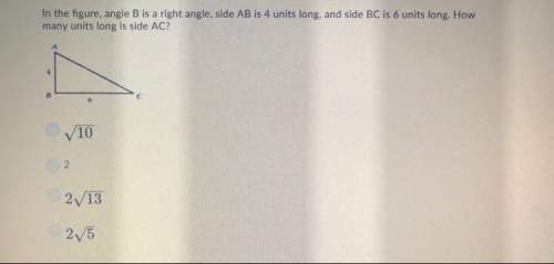 In the figure angle b is a right angle, side ab is 4 units long, and side bc is 6 units long. how ma