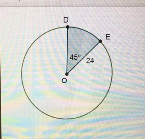What is the area of the shaded sector?