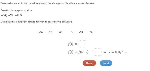 Drag each number to the correct location on the statements. not all numbers will be used. consider t