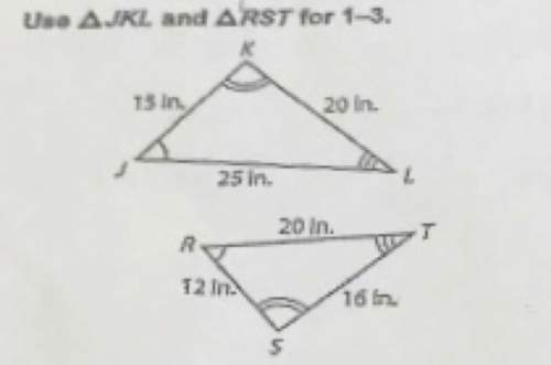Are the corresponding angles congruent? explain why or why not.