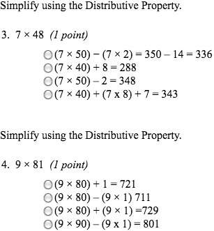 6th grade distributive property page 2 only 2 questions