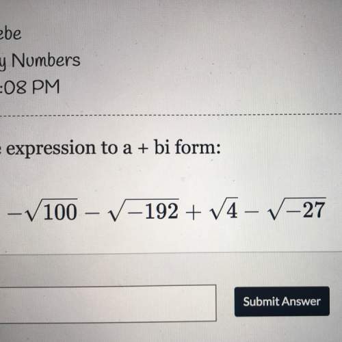 Simplify the expression to a+bi form
