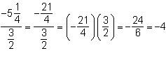 Esmerelda simplified a complex fraction. her work is shown below. what errors did esmerelda make? c