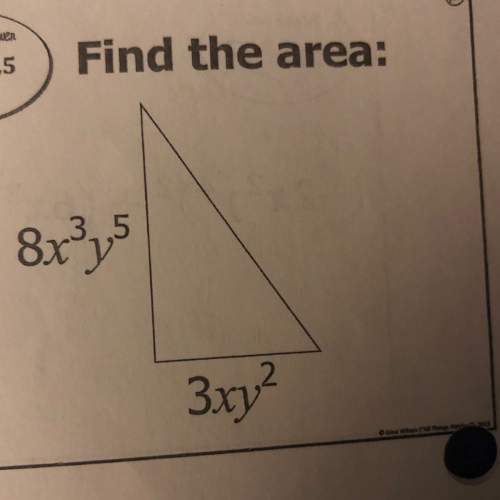 Can someone me find the area of this triangle