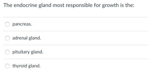 The endocrine gland most responsible for growth is the: