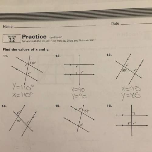 Need figuring out the values of x and y for 14-16