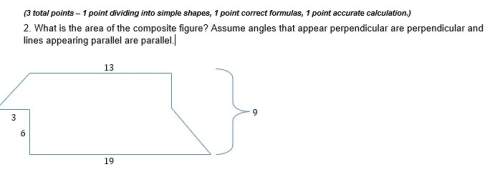 What is the area of the composite figure? assume angles that appear perpendicular are perpendicular