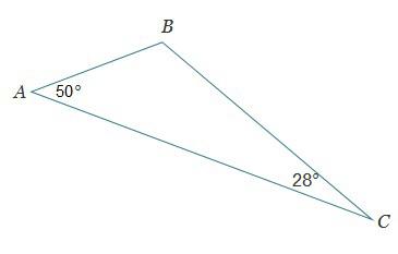 Urgent! what is the measure of angle b? -78° -92° -102° -282°