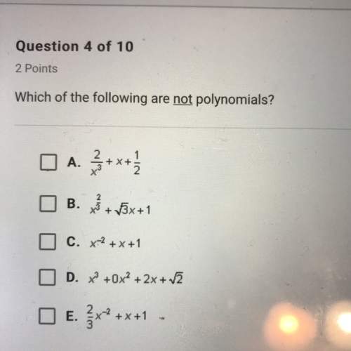 Which of the following are not polynomials ?