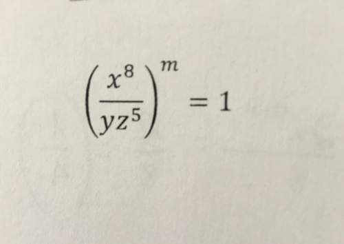 Find the value of m in this equation below