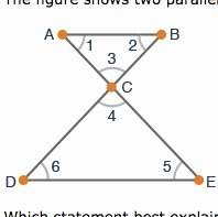 Will give brainliest if two people ! the figure shows two parallel lines ab and de cut by the trans