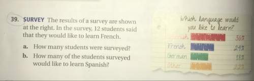 How many students were surveyed? how many of the students surveyed would like to learn spanish?