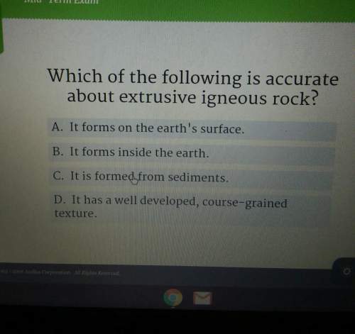 Which of the following is accurate about extrusive igneous rock