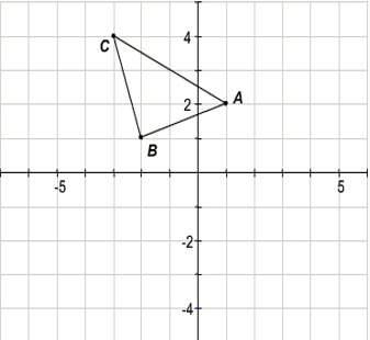 Transformation (x - 3, y + 1) is applied to triangle abc. what are the coordinates of c' (the transf