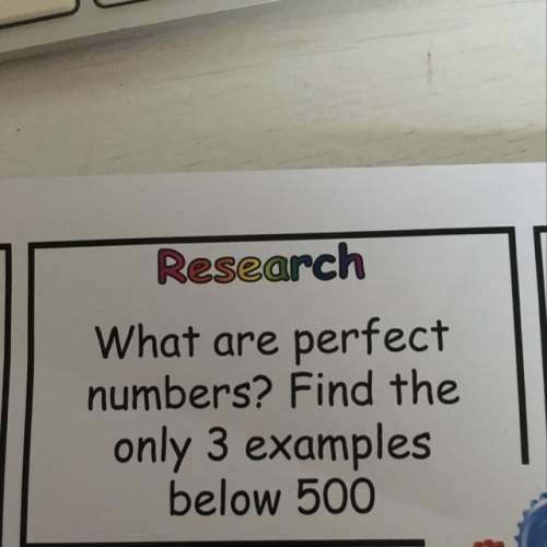 What are perfect numbers? find the only 3examples below 500