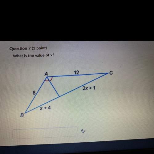 *need asap* what’s the value of x?