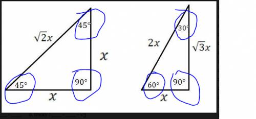 If i have right angle triangle with a hypotenuse of 12meters and an angle of 60degrees what is the l
