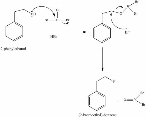 Choose the most appropriate reagent(s) for conversion of 2-phenylethanol to (2-bromoethyl)-benzene.